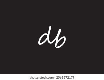 DB logo initial letter luxury logo design and monogram logo