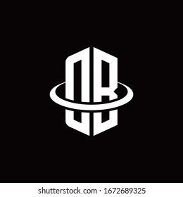 DB monogram logo in a hexagon style and surrounded by a ring