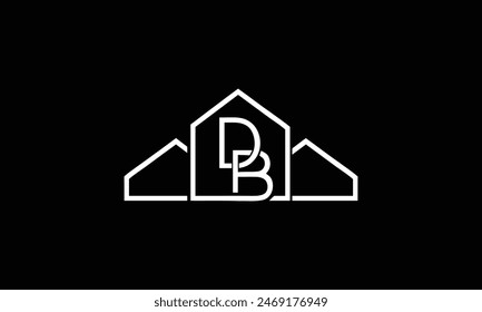 PLANTILLA de Vector de logotipo de negocio de DB real estate