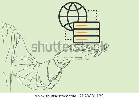 DB Server Vulnerabilities icon vector design