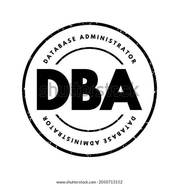 Dba Acronyme Administrateur De Base Image Vectorielle De Stock Libre De Droits Dba Acronyme Administrateur De Base Image Vectorielle De Stock Libre De Droits