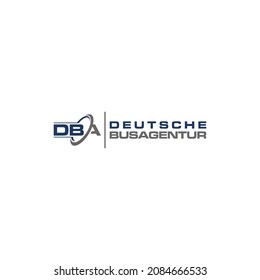 dba initial concept logo design