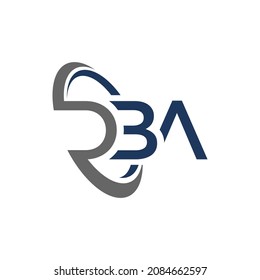 DBA initial variation logo design element