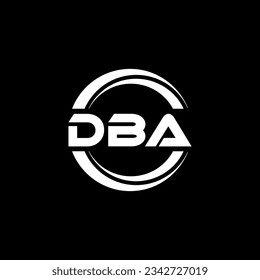 DBA Logo Design, Inspiration for a Unique Identity. Modern Elegance and Creative Design. Watermark Your Success with the Striking this Logo.