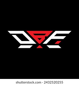 Diseño de vector de logotipo de letra DBF, logotipo simple y moderno DBF. Diseño lujoso del alfabeto de DBF  