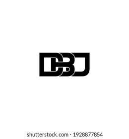 dbj letter original monogram logo design