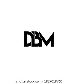 dbm letter original monogram logo design