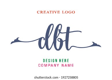 El logotipo de grabado DBT es sencillo, fácil de entender y autorizado