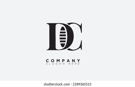 DC Alphabet letters Initials Monogram logo 