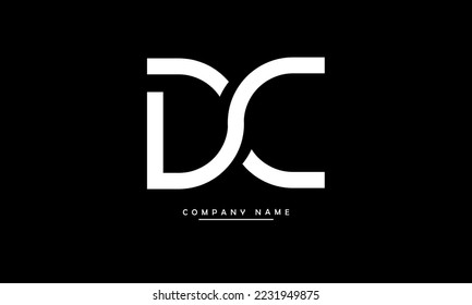 DC, CD Abstract Letters Logo Monogram