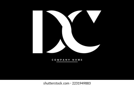 DC, CD Abstract Letters Logo Monogram