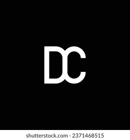 DC or CD abstract outstanding professional business awesome artistic branding company different colors illustration. Logo or icon or monogram design.