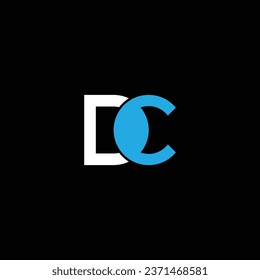 DC or CD abstract outstanding professional business awesome artistic branding company different colors illustration. Logo or icon or monogram design.