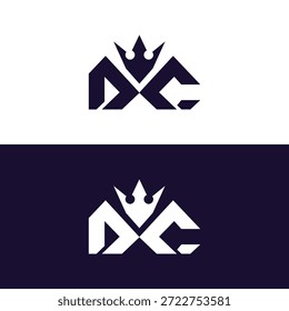 Logotipo único de DC Crown King