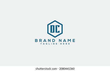 DC d c creative Logo Template vector modern letter