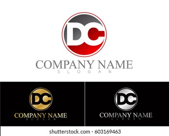 DC Font logo design