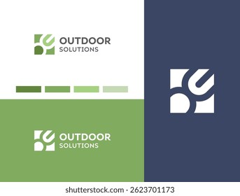 DC, GXC Diseño de Logo Verde, Blanco, Azul Branding