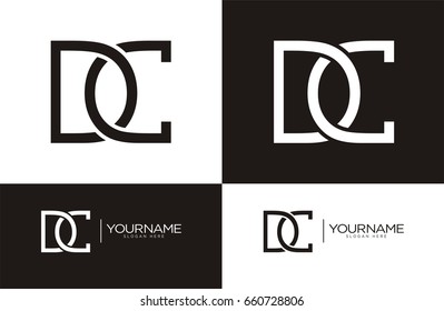 DC Letter Combo Logo For Your Business 
