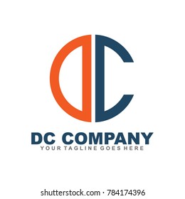 DC Letter logo design