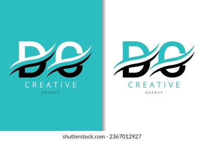 Diseño de logotipo de carta DC con fondo y logotipo de la empresa creativa. Diseño moderno de la moda de las letras. Ilustración del vector