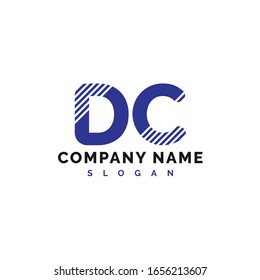 DC Letter Logo Design. DC letter logo Vector Illustration - Vector