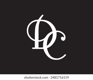 DC-Buchstabenlogo, DC-Monogramm-Logo