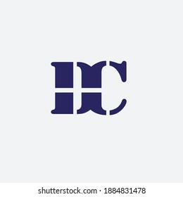DC letter logo template vector illustration graphic design.