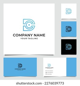 Diseño del logotipo de Art. de la línea técnica de la carta de DC 3