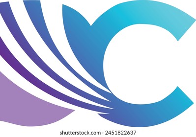 Diseño de logotipo de letras DC. Diseño de ícono de Plantilla de Vector de logotipo DC. DC o CD mejor diseño de logotipo de identidad de la empresa.
