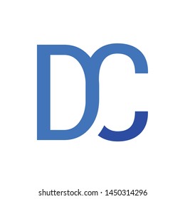 dc logo, dc font iconic logo