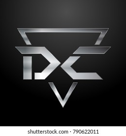 DC Logo, Monogram, Metal