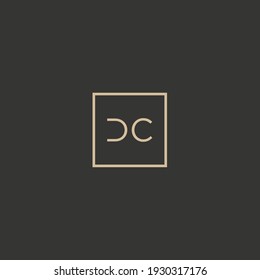 DC logo template with creative gradient concept part 1