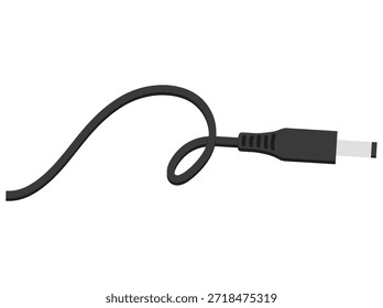 Conector de cable de alimentación DC Clip Art