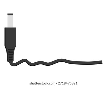 DC Power Cable Connector Clip Art