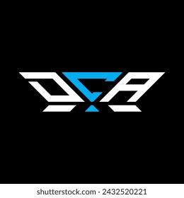 DCA letter logo vector design, DCA simple and modern logo. DCA luxurious alphabet design  