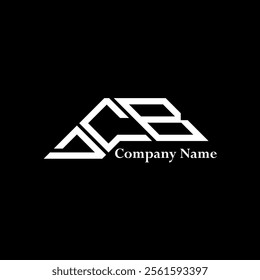 DCB logo design, DCB simple and modern logo. DCB luxurious alphabet design  