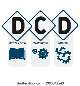 Dcd Developmental Coordination Disorder Acronym Medical Stock Vector ...