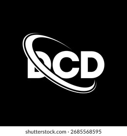 DCD logo. DCD letter. DCD letter logo design. Intitials DCD logo linked with circle and uppercase monogram logo. DCD-typography for technology, business and real estate brand.