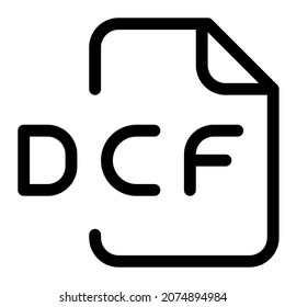 The DCF file format is used in multimedia files implemented with Digital Rights Management
