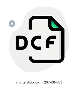 The DCF file format is used in multimedia files implemented with Digital Rights Management