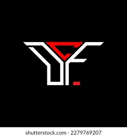 DCF letter logo creative design with vector graphic, DCF simple and modern logo.