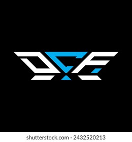 DCF letter logo vector design, DCF simple and modern logo. DCF luxurious alphabet design  