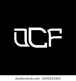DCF logo design, DCF simple and modern logo. DCF luxurious alphabet design  