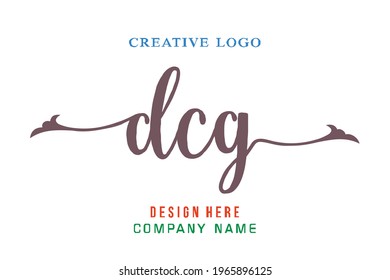 DCG lettering logo is simple, easy to understand and authoritative