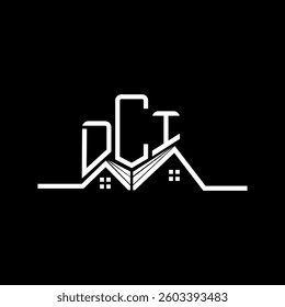 DCI Real State logo design, DCI simple and modern logo. DCI luxurious alphabet design  