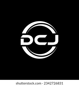 DCJ Logo Design, Inspiration for a Unique Identity. Modern Elegance and Creative Design. Watermark Your Success with the Striking this Logo.