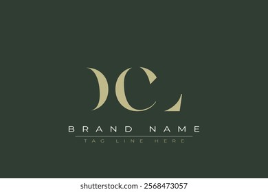 DCL abstract letter logo design. This logo is designed by three abstract letters.