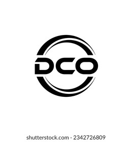 DCO Logo Design, Inspiration for a Unique Identity. Modern Elegance and Creative Design. Watermark Your Success with the Striking this Logo.