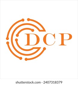 DCP letter design. DCP letter technology logo design on white background. DCP Monogram logo design for entrepreneur and business