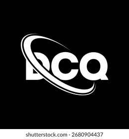 DCQ logo. DCQ letter. DCQ letter logo design. Intitials DCQ logo linked with circle and uppercase monogram logo. DCQ-typography for technology, business and real estate brand.